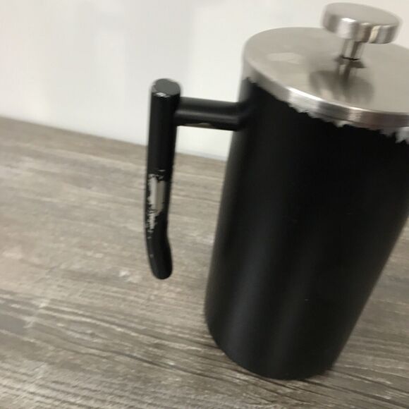 Veken French Press Coffee & Tea Maker, 304 Stainless Steel Black - Picture 8 of 13